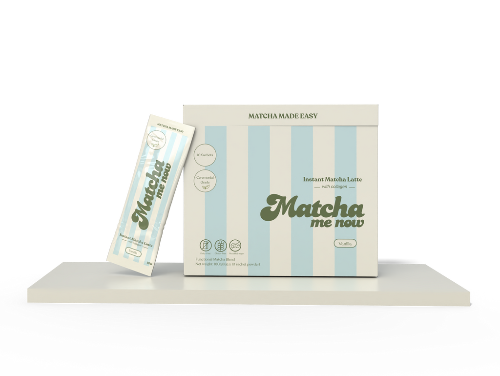 Instant Matcha Latte with Collagen: Vanilla