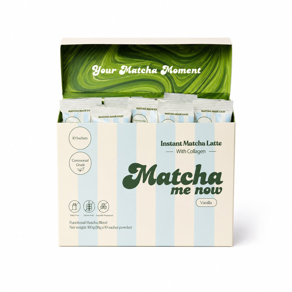 Instant Matcha Latte with Collagen: Vanilla
