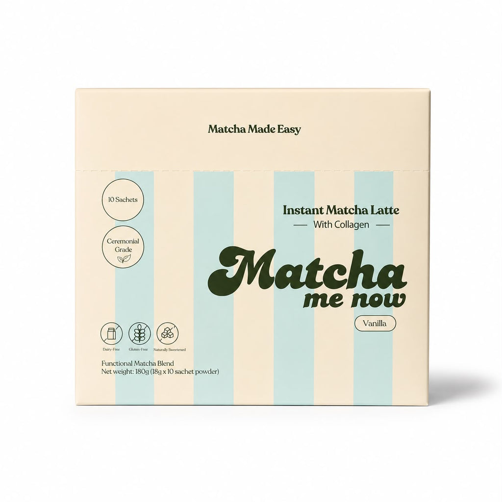 Instant Matcha Latte with Collagen: Vanilla